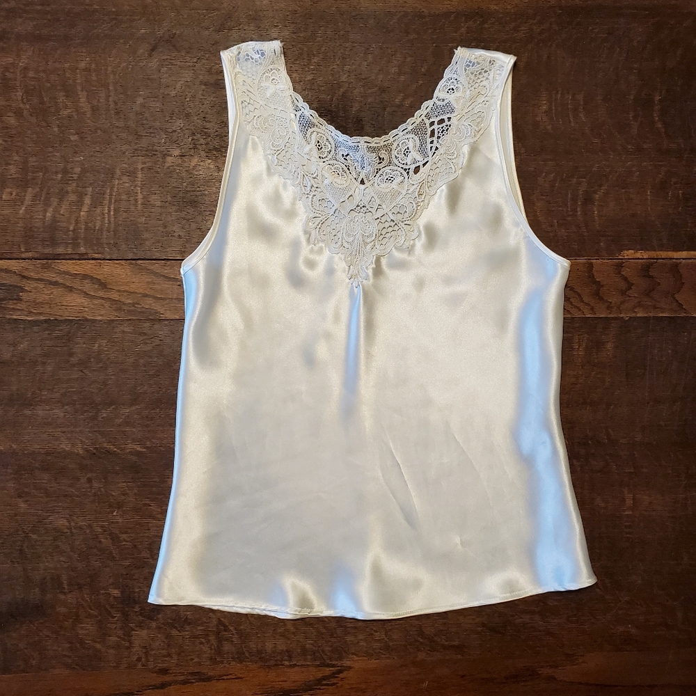 VINTAGE | Heather Nicole ivory camisole